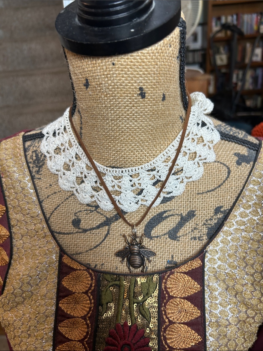 Carrie Fairy Designs Big Bee Necklace